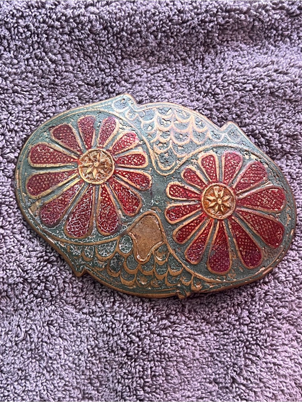Vintage 1960’s Brass Owl Buckle